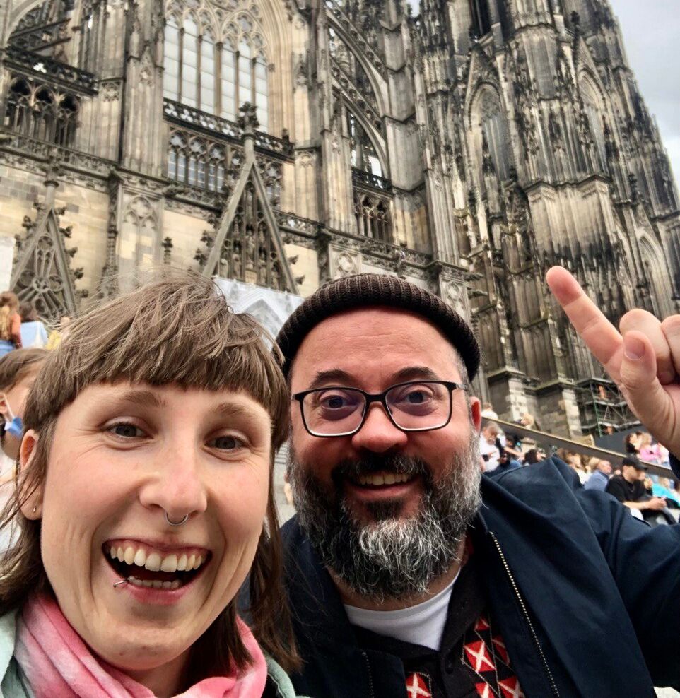 Andreas und Laura vom Möhrchenheft waren auf der Messe didacta in Köln