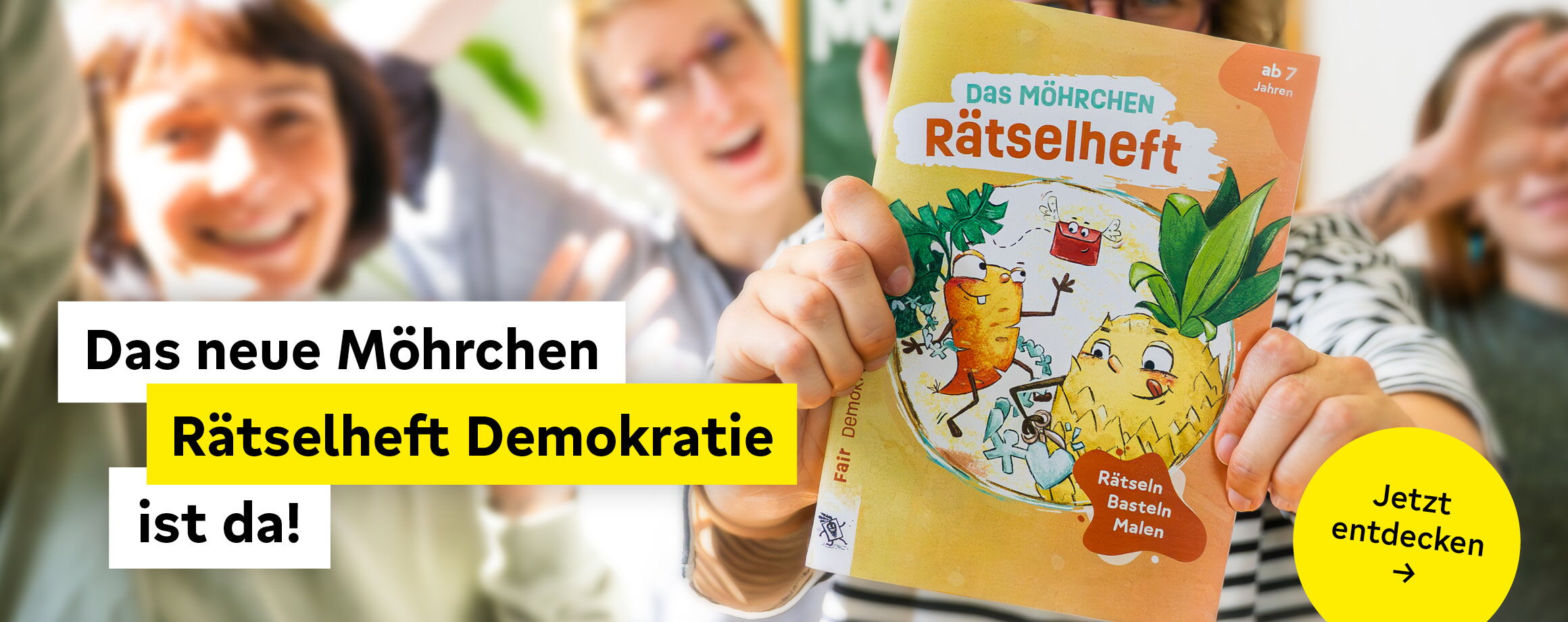 Das Möhrchen-Rätselheft Demokratie ist da!
