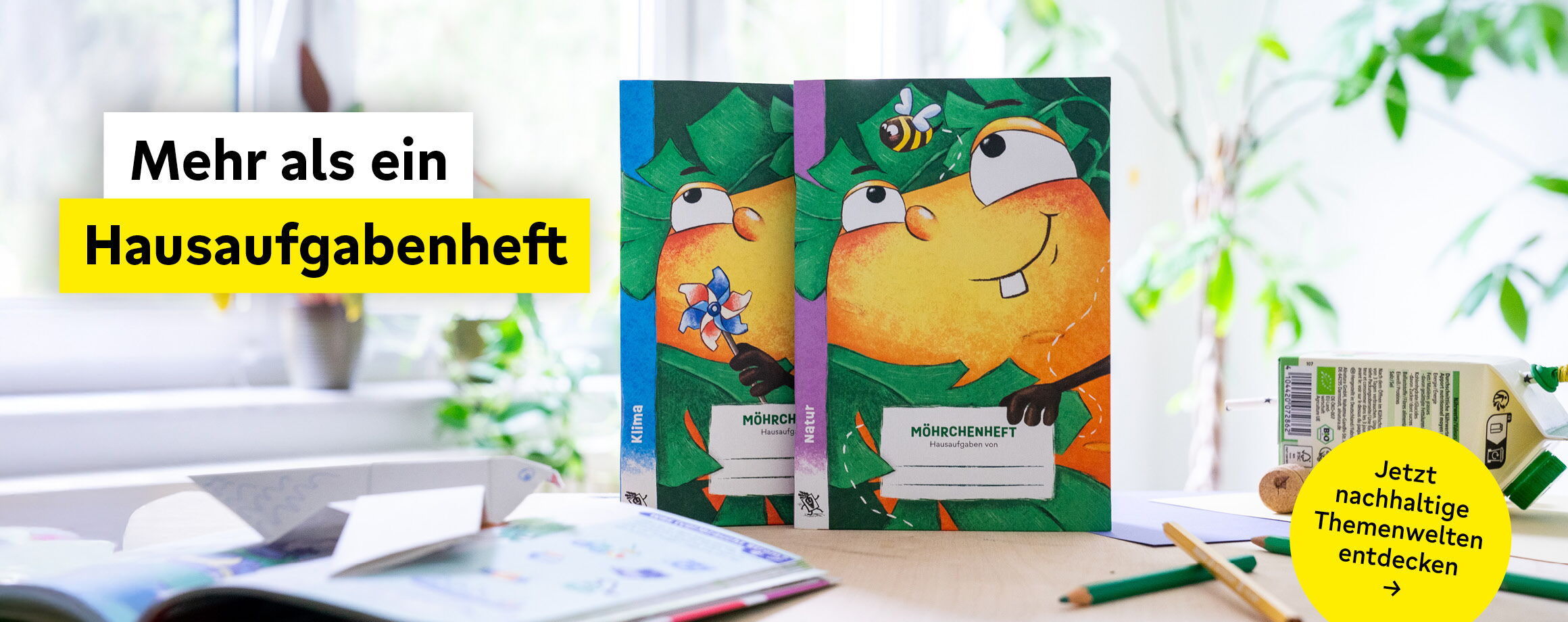 Das nachhaltige Hausaufgabenheft für die Grundschule